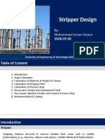 Stripper Design Related To Distillation