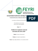 Análisis de Una Regulación Comercial en México