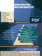 Tahapan Penelitian Latar Penelitian Kualitatif Kel 4