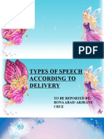 Different Types of Speech