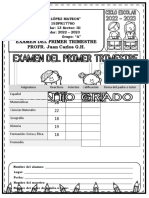 Examen Primer Trimestre 22-23