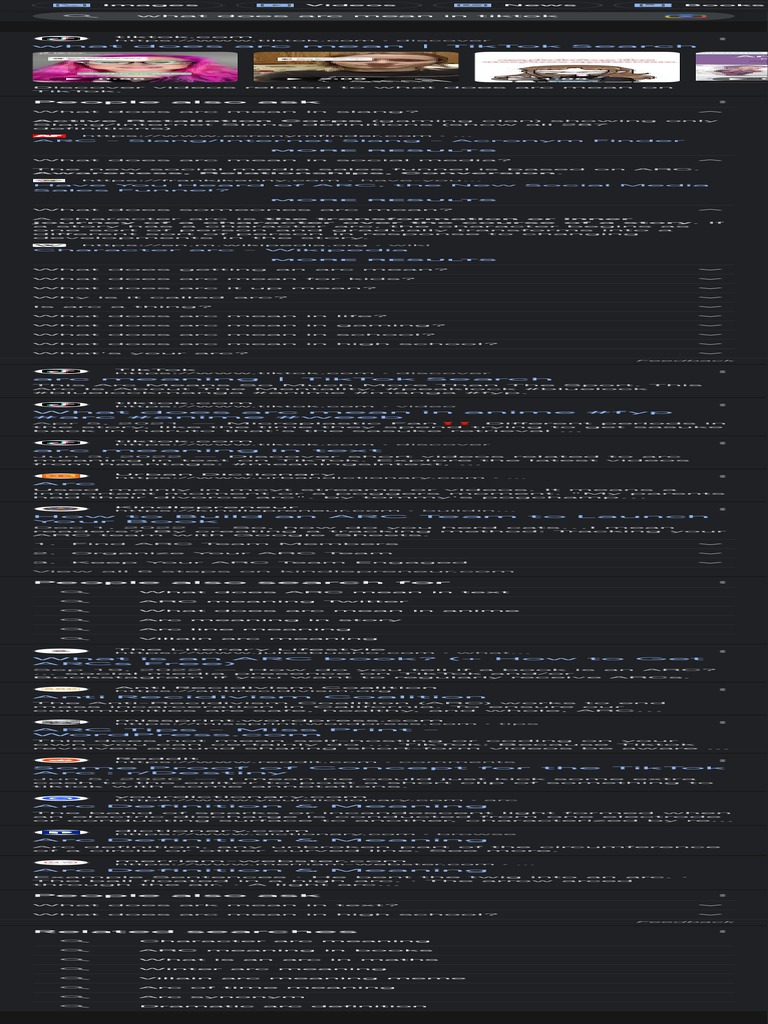 What Does Arc Mean in Tiktok Google Search PDF