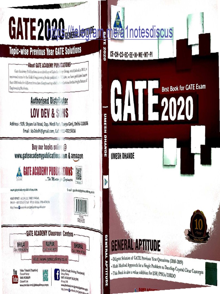 General Aptitude for GATE Resources | PDF