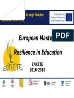 European Masters in Resilience in Education ENRETE