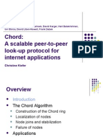 Chord: A Scalable Peer-To-Peer Look-Up Protocol For Internet Applications