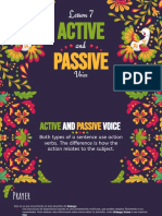Lesson 7 - Active and Passive Voice (Past Tense)