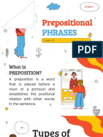 Lesson 12 - Prepositional Phrases