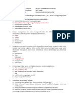 Soal & Jawaban PKK Dokumen Administrasi Usaha Kelas 12 Semester 1 2021