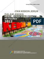 Kecamatan Kebon Jeruk Dalam Angka 2022
