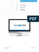 Cube-3d - PC Setting