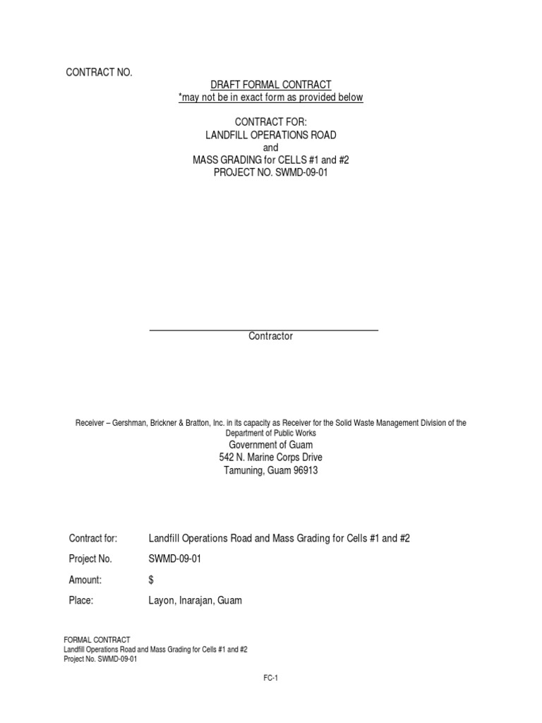Formal Contract Template PDF Indemnity Liability Insurance
