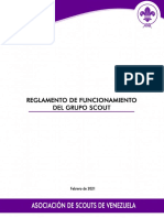 Reglamento de Funcionamiento Grupos Scouts 2021