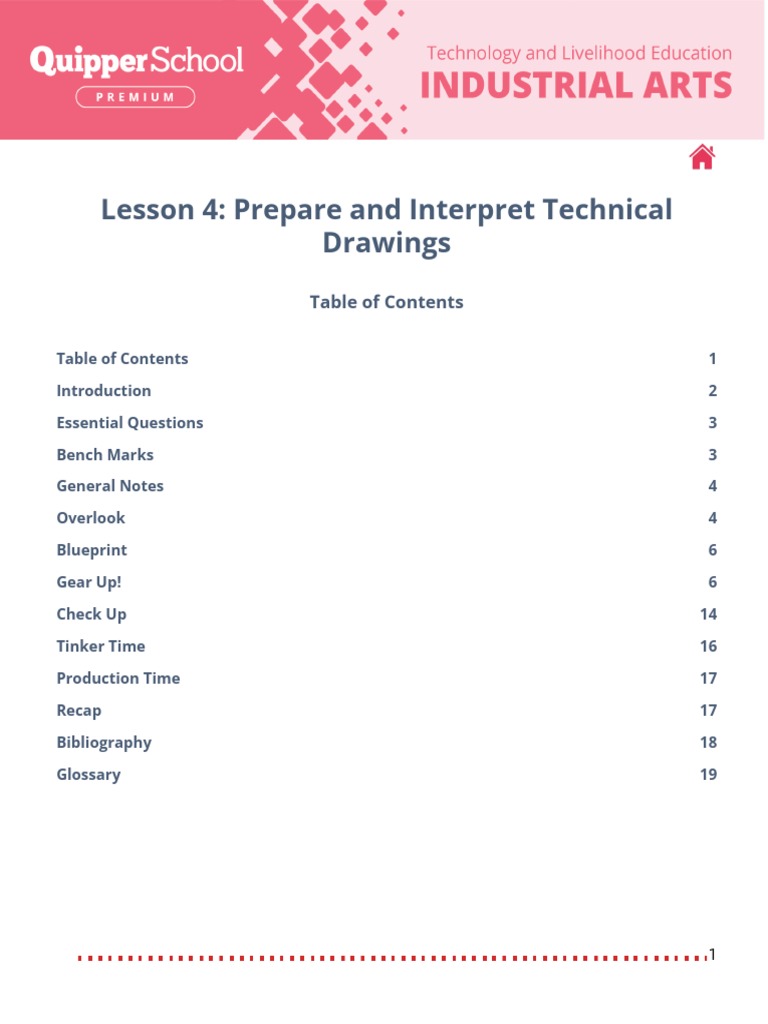 Grade 7 and 8 (Prepare and Interpret Technical Drawings) PDF