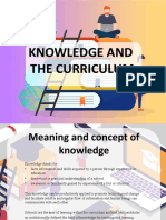 Knowledge and Curriculum NEW