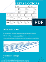 Compuertas Lógicas y Algebra Booleana