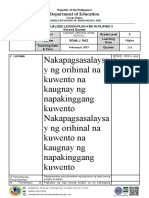 Contextualized Cagwait Filipino Grade 3 4b's