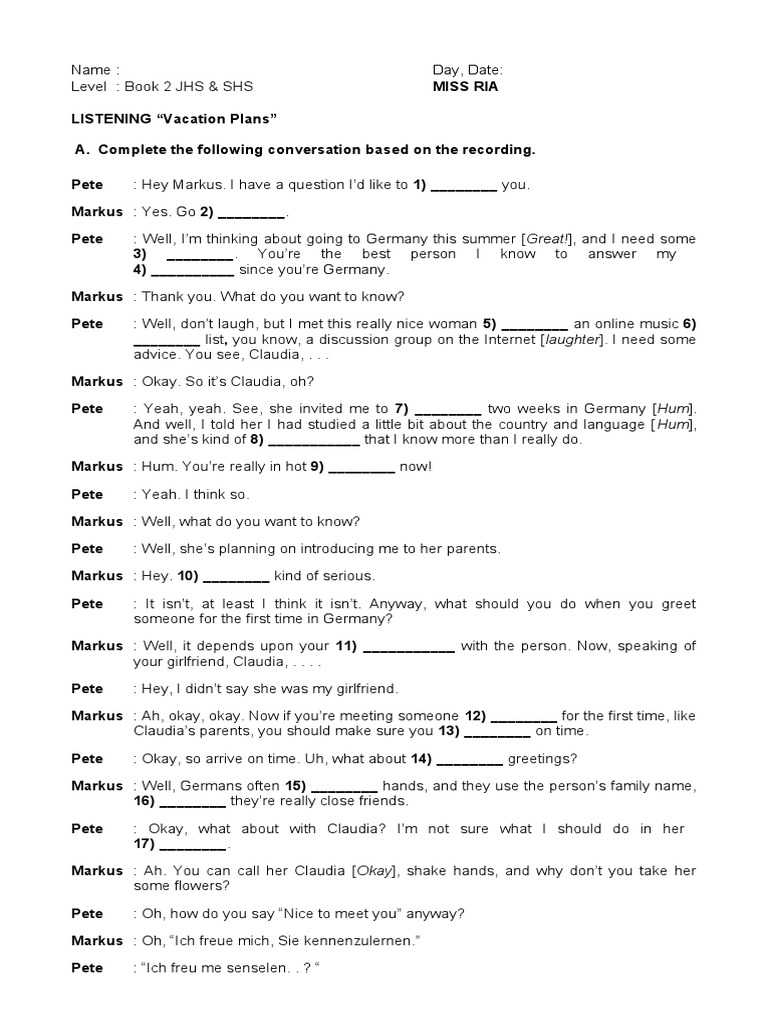 listening-3-vacation-plan-pdf