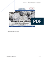 Mod 2 Asphalt Mix Design REL10 Physical Properties of Aggregates