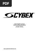 Cybex Eagle Leg Press 11040 Owners Manual