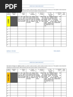 Sports Day Score Sheet Partake 