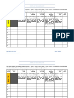 Sports Day Score Sheet Partake 