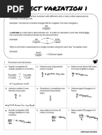 Direct Variation Lesson