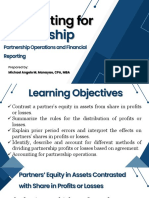 Module 2 - Partnership Operations and Financial Reporting