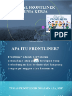 Mengenal Frontliner Dalam Dunia Kerja