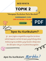 Aksi Nyata Topik 2 Penyebaran Pemahaman Mengapa Kurikulum Perlu Berubah Sukrinawati