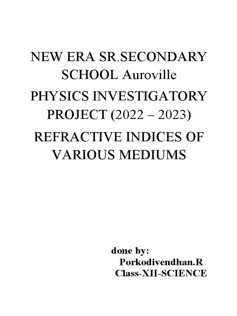 Determining the Refractive Indices of Liquids Using a Hollow Prism