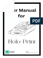 Holo-Print User Guide