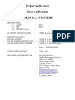 Modified Solar Light Systems PP