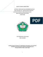 Karya Ilmiah Akhir Ners Penerapan Pijat Oksitosin Dalam Meningkatkan Produksi Asi Pada Ny. I Dengan Post Partum Spontan Di Ruang Nifas Rumah Sakit Bhayangkara Pontianak Tahun 2022