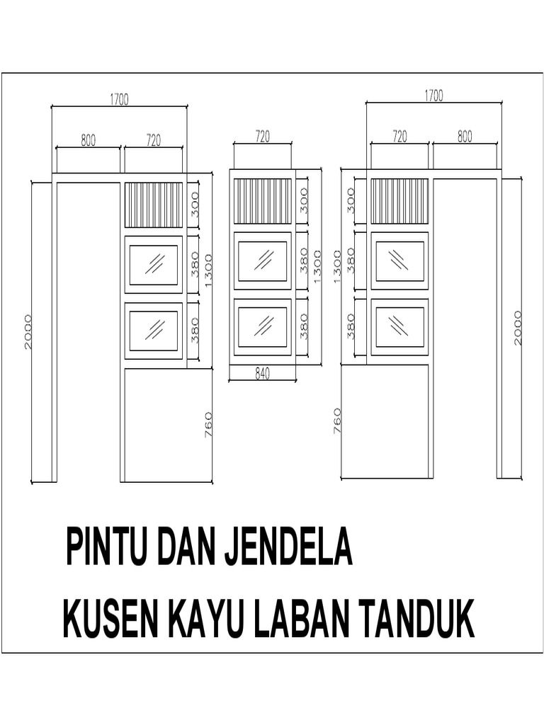 Pintu Dan Jendela 2 | PDF