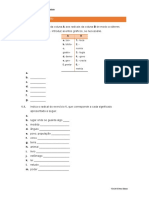 Ficha 2 Composição: Palavras Compostas. Introduz Acentos Gráficos, Se Necessário