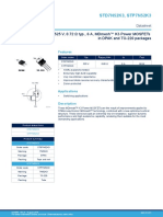 N-Channel 525 V, 0.72 Ω Typ., 6 A, Mdmesh™ K3 Power Mosfets In Dpak And To-220 Packages