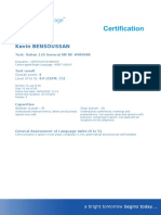 Italian Language Certification Test Report Level C1