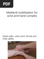 Maitland Mobilization Techniques Guide | PDF | Anatomical Terms Of ...