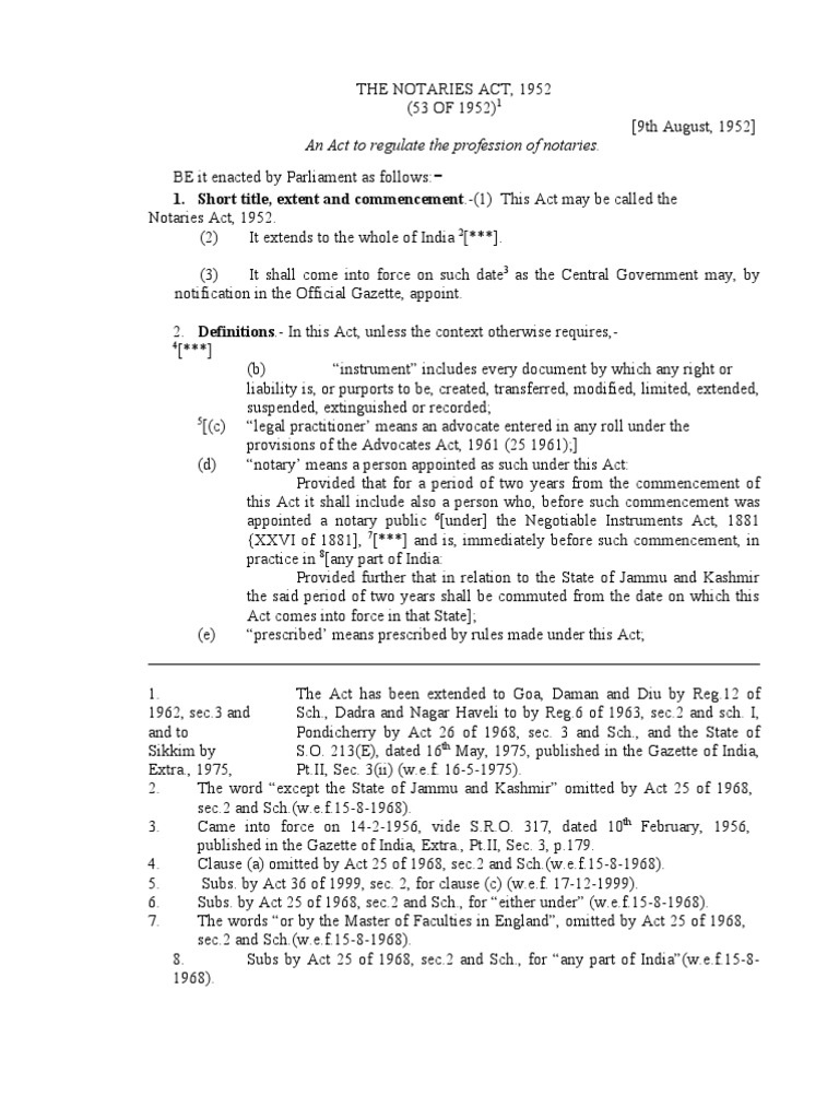 Notary Act Notary Public Legal Documents