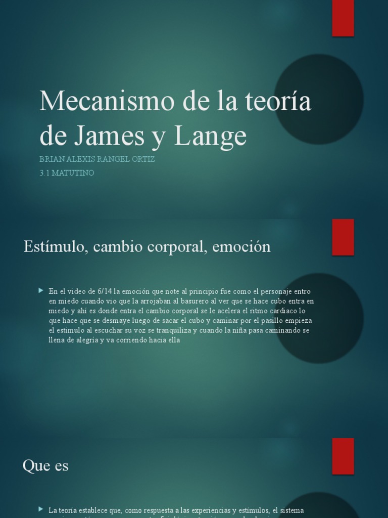 Teoria de James | PDF