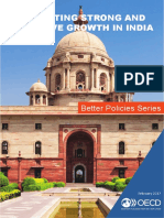 (Green Finance and Investment) - Promotion Strong and Inclusive Growth in India (2015)