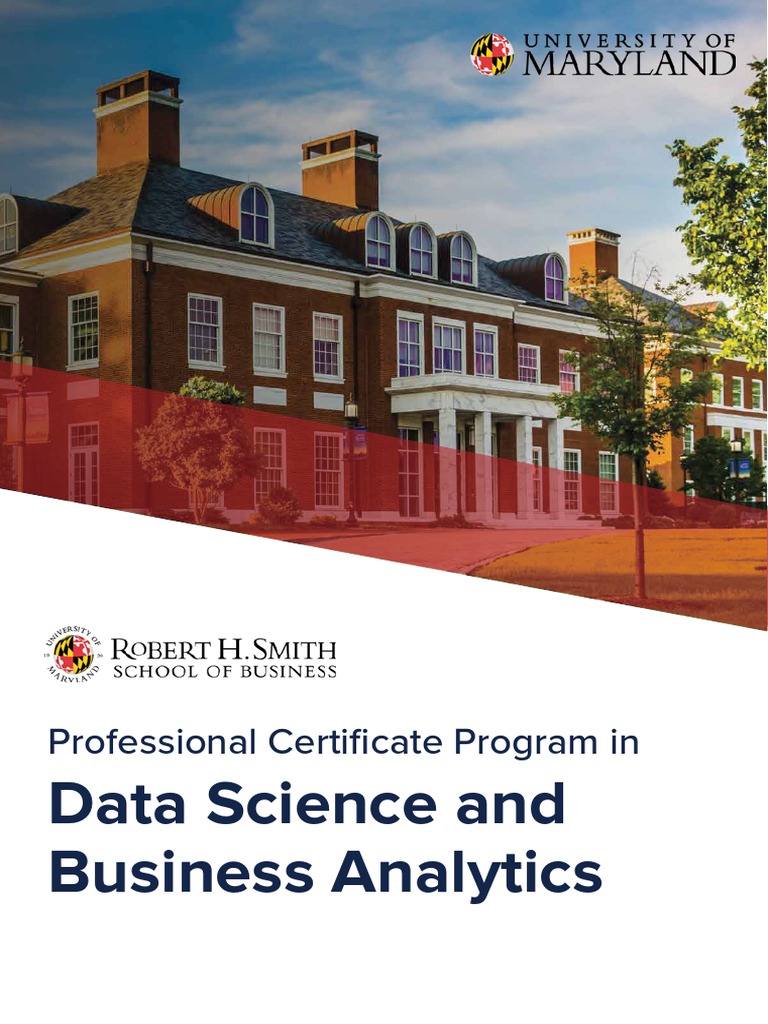 UMD Data Science & Business Analytics Cert | PDF | Analytics | Cluster ...