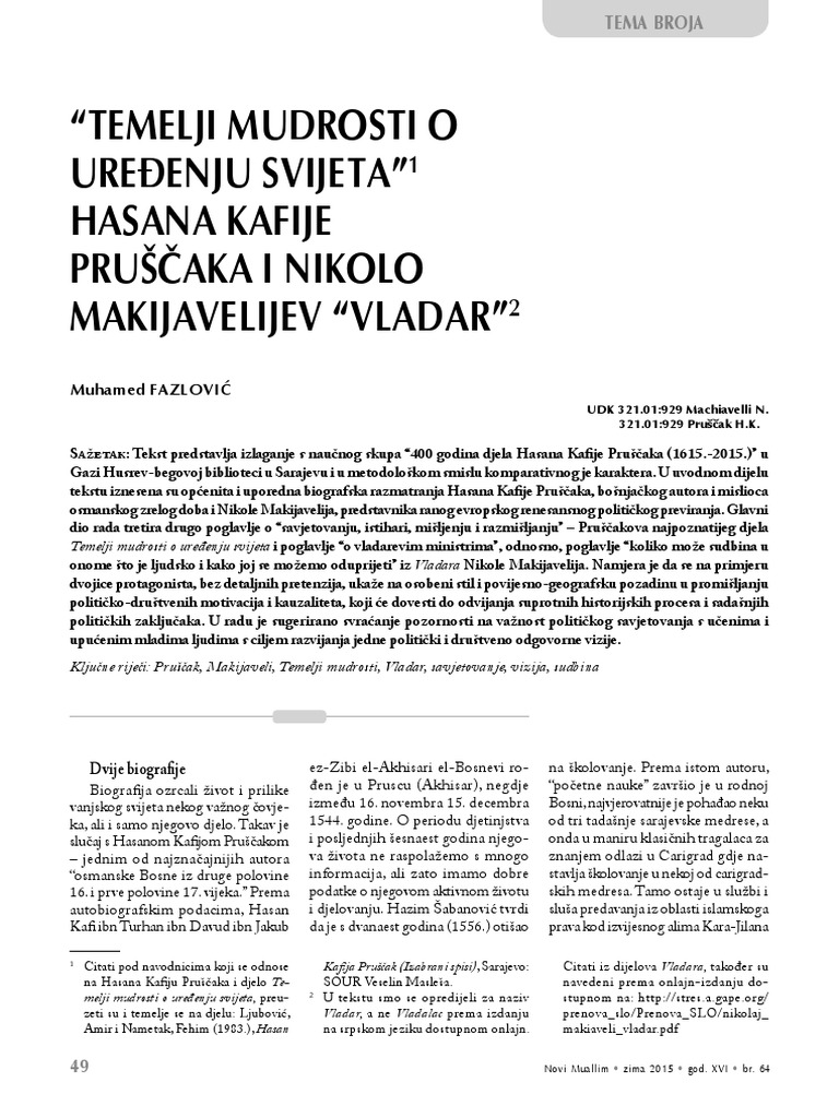 Urednik1,+VOL+16,+BR +64+-+STR +49-54 +MUHAMED+FAZLOVIĆ | PDF