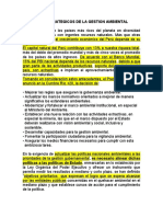 Tema 1 Ejes Estrategicos de La Gestion Ambiental