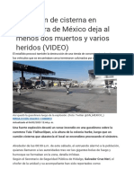 3 Explosion de Cisterna en Mexico