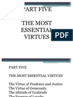 Part Five - Virtues