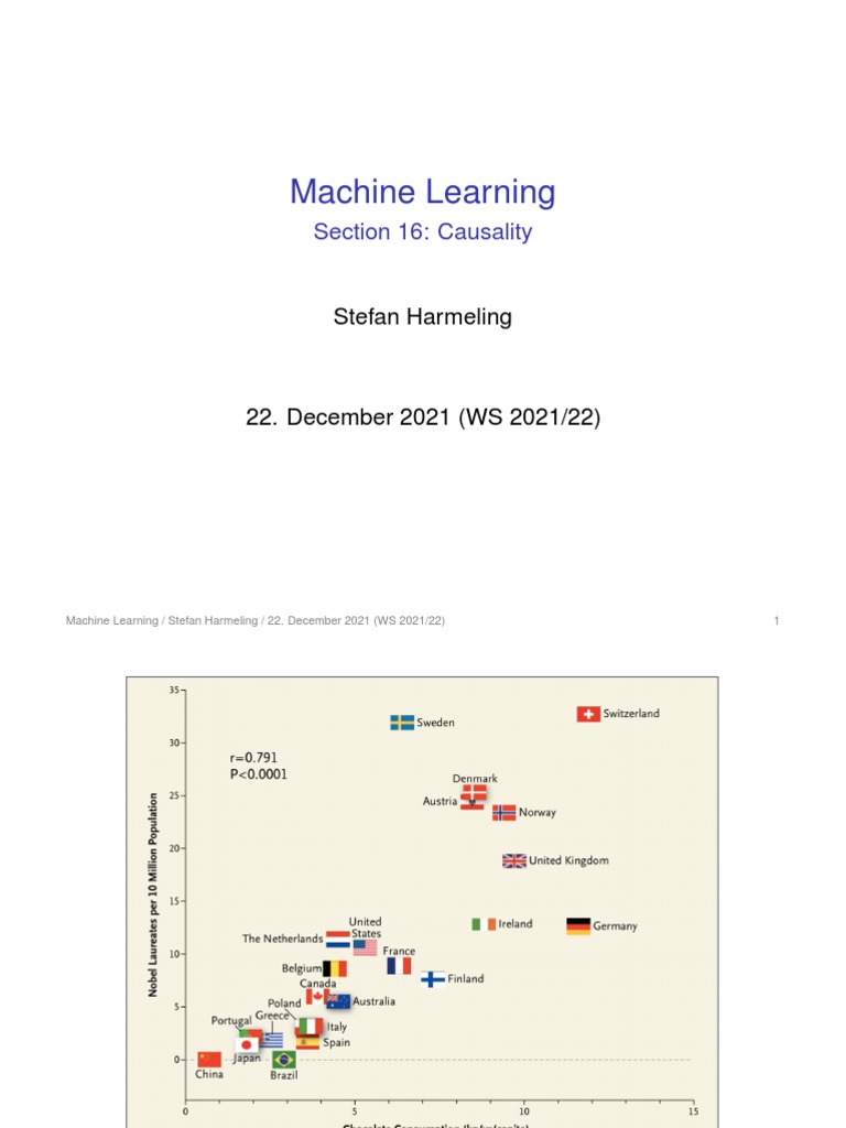 Machine Learning Section 16: Causality | PDF | Dependent And ...