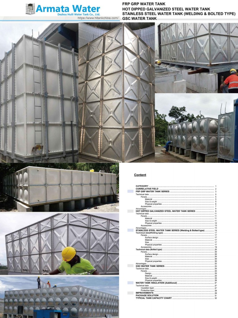 Armata Water Tank Catalog PDF