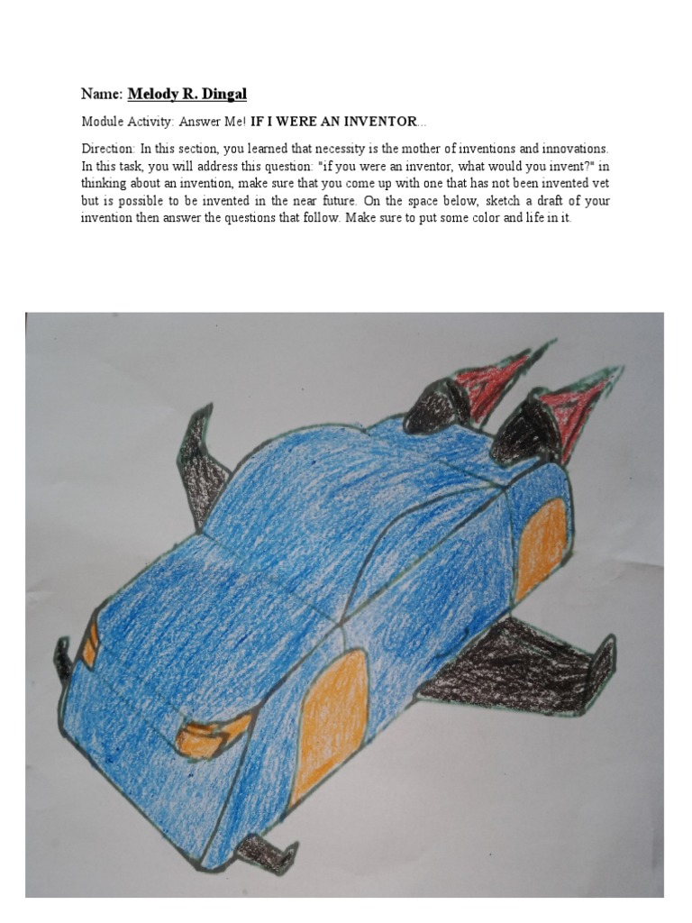 Activity 1 (My Invention) | PDF | Invention | Science