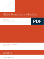 Global Population and Mobility Trends